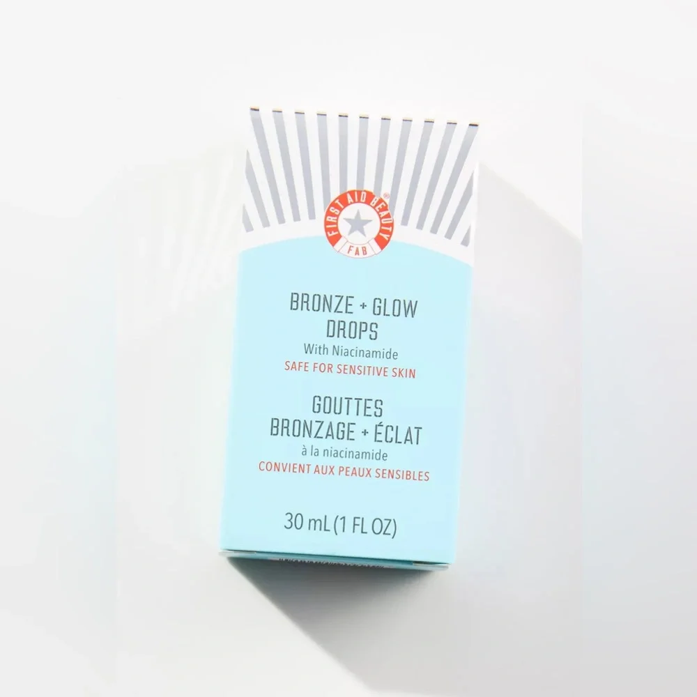 FIRST AID BEAUTY || Bronze + Glow Drops with Niacinamide ✨NEW IN BOX✨